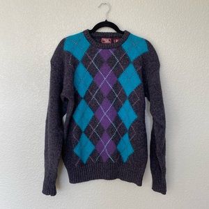 Vintage Cambridge Classics Argyle Sweater
